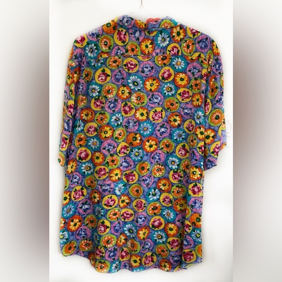 Jam’s World Hawaiian Aloha Shirt, Flowers, XL - Picture 4 of 7
